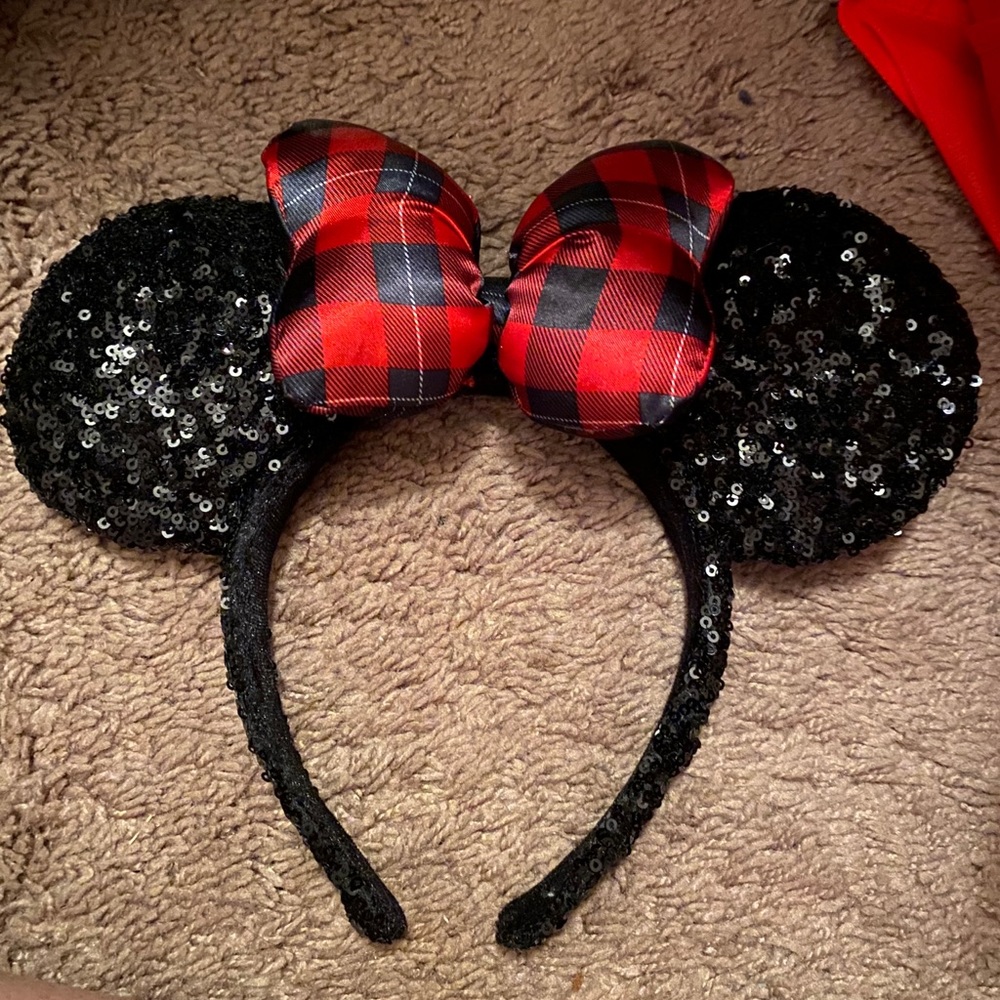 Disney Plaid Minnie Mouse Ears
